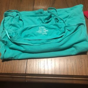 Teal tank top with built in bra!